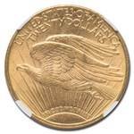 1908-D $20 St Gaudens Gold w/Motto MS-63 NGC