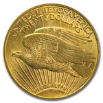 1908-D $20 St Gaudens Gold w/Motto MS-63 PCGS