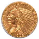 1908-D $5 Indian Gold Half Eagle MS-63 PCGS