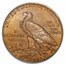 1908-D $5 Indian Gold Half Eagle MS-64 PCGS