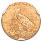 1908-D $5 Indian Gold Half Eagle MS-65 NGC