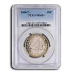 1908-D Barber Half Dollar MS-65+ PCGS