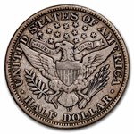 1908-D Barber Half Dollar VF