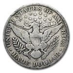 1908-D Barber Half Dollar VG