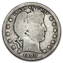 1908-D Barber Quarter Good/VG