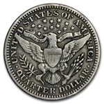 1908-D Barber Quarter VF