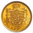 1908 Denmark Gold 10 Kroner Frederik VIII MS-66 NGC