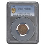 1908 Indian Head Cent PR-66 PCGS (Red/Brown)