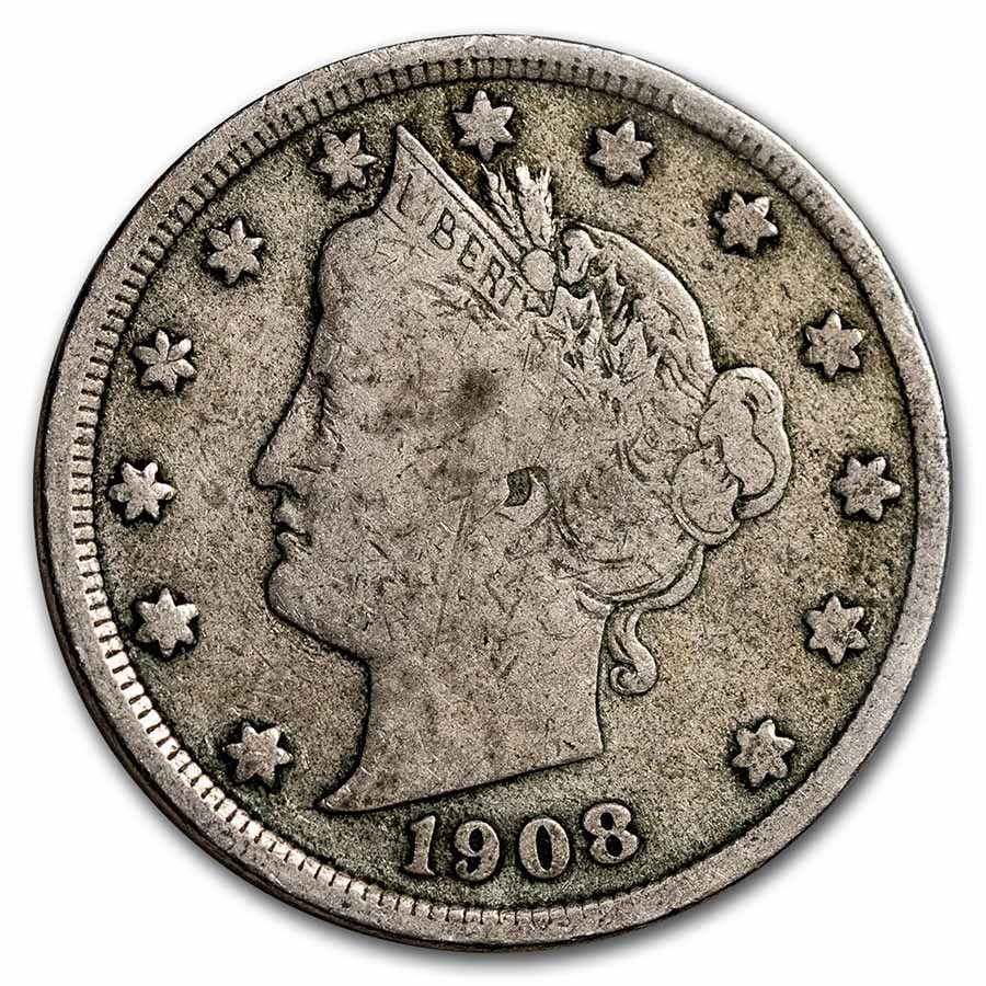 1908 Coin Buy 1908 Liberty Head V Nickel Fine | APMEX