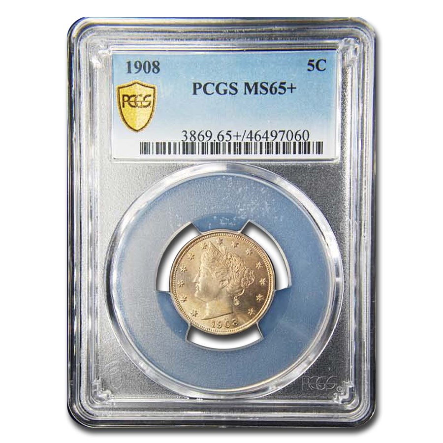 1908 Coin Buy 1908 Liberty Head V Nickel MS-65+ PCGS | APMEX