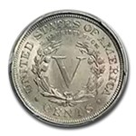 1908 Liberty Head V Nickel MS-65 PCGS