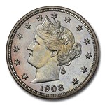 1908 Liberty Head V Nickel PF-68 Cameo NGC