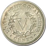 1908 Liberty Head V Nickel XF