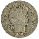 1908-O Barber Dime AG