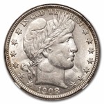 1908-O Barber Half Dollar AU-58 NGC