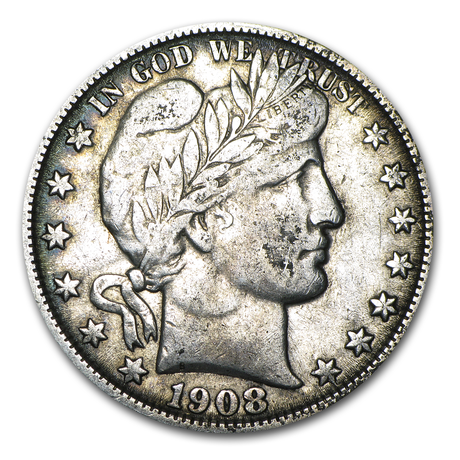 1908-O Barber Half Dollar VF US Mint