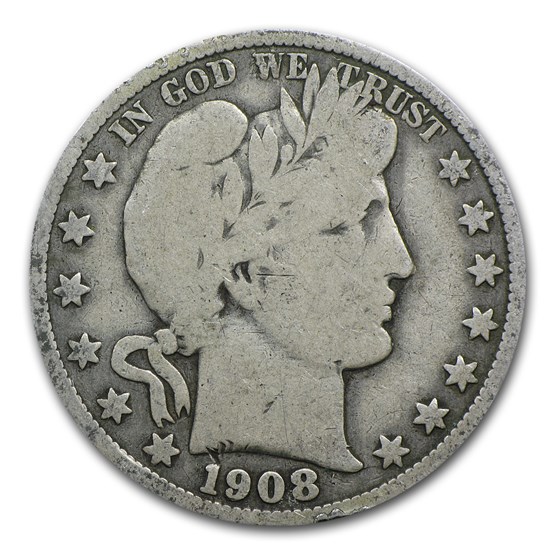 1908-O Barber Half Dollar VG 1908-O Barber Half Dollar VG
