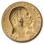 1908-P Australia Gold Sovereign Edward VII BU