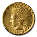 1908-S $10 Indian Gold Eagle AU