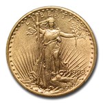 1908-S $20 St Gaudens Gold Double Eagle AU-53 PCGS