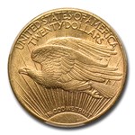 1908-S $20 St Gaudens Gold Double Eagle AU-53 PCGS