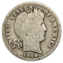 1908-S Barber Dime Good/VG
