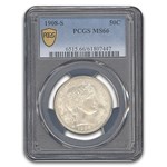 1908-S Barber Half Dollar MS-66 PCGS
