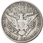 1908-S Barber Half Dollar VF