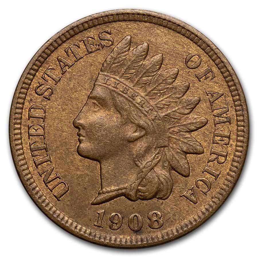 Buy 1908-S Indian Head Cent Choice BU | APMEX