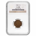 1908-S Indian Head Cent Fine-12 NGC