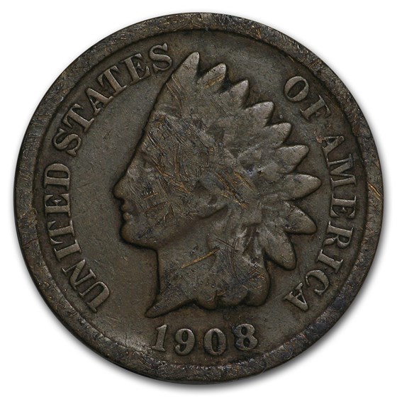 1908-S Indian Head Cent Good