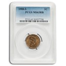 1908-S Indian Head Cent MS-63 PCGS (Red/Brown)