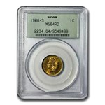 1908-S Indian Head Cent MS-64 PCGS (Red)