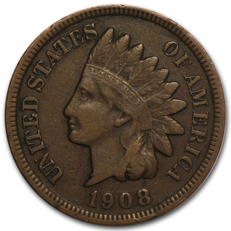 1908-S Indian Head Cent VF