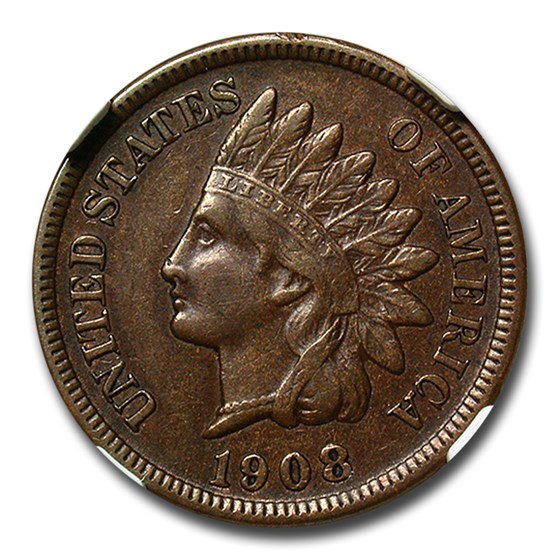 1908-S Indian Head Cent XF-45 NGC 1908-S Indian Head Cent XF-45 NGC