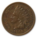 1908-S Indian Head Cent XF Details (Cleaned, Corroded or Dmgd)