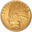 1909 $10 Indian Gold Eagle AU