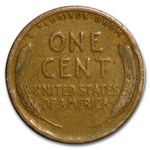 1909-1919 Wheat Cent 50-Coin Roll Avg Circ