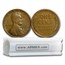 1909-1919 Wheat Cent 50-Coin Roll Avg Circ