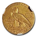 1909 $2.50 Indian Gold Quarter Eagle AU-58 NGC