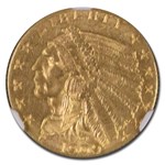 1909 $2.50 Indian Gold Quarter Eagle MS-63 NGC