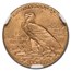 1909 $2.50 Indian Gold Quarter Eagle MS-63 NGC