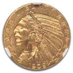1909 $2.50 Indian Gold Quarter Eagle MS-64 NGC
