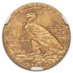 1909 $2.50 Indian Gold Quarter Eagle MS-64 NGC