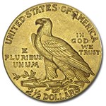 1909 $2.50 Indian Gold Quarter Eagle XF