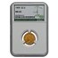 1909 $2.50 Liberty Gold Quarter Eagle MS-65 NGC (Green Label)