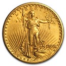 1909 $20 Saint-Gaudens Gold Double Eagle AU