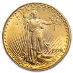 1909 $20 St Gaudens Gold Double Eagle MS-63 PCGS