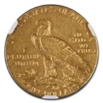 1909 $5 Indian Gold Eagle AU-55 NGC