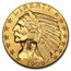 1909 $5 Indian Gold Half Eagle AU